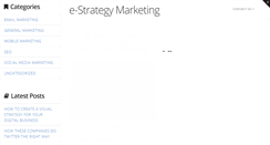 Desktop Screenshot of e-strategymarketing.net
