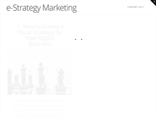Tablet Screenshot of e-strategymarketing.net